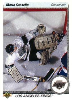 #91 Mario Gosselin - Los Angeles Kings - 1990-91 Upper Deck Hockey