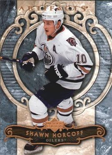 #91 Shawn Horcoff - Edmonton Oilers - 2007-08 Upper Deck Artifacts Hockey