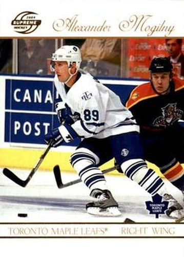 #91 Alexander Mogilny - Toronto Maple Leafs - 2003-04 Pacific Supreme Hockey