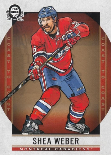 #91 Shea Weber - Montreal Canadiens - 2018-19 O-Pee-Chee Coast to Coast Hockey