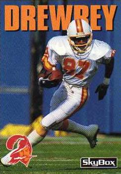 #91 Willie Drewrey - Tampa Bay Buccaneers - 1992 SkyBox Impact Football