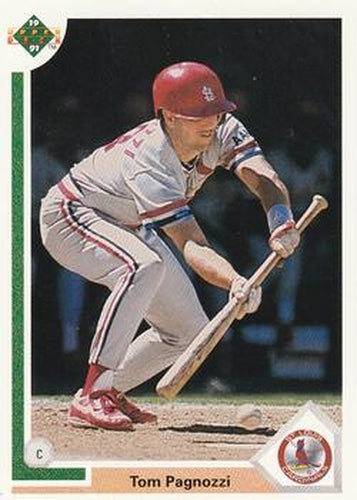#91 Tom Pagnozzi - St. Louis Cardinals - 1991 Upper Deck Baseball