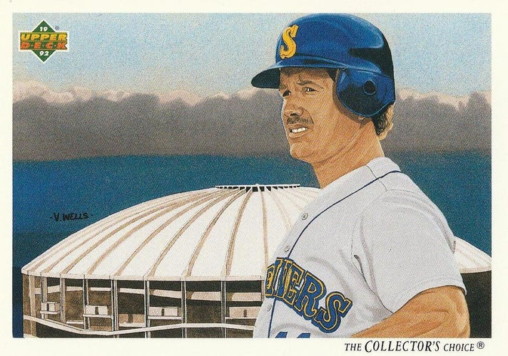 #91 Edgar Martinez - Seattle Mariners - 1992 Upper Deck Baseball