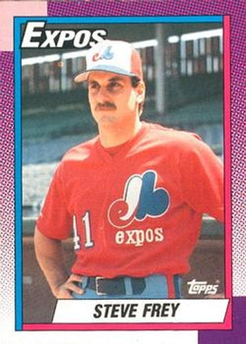 #91 Steve Frey - Montreal Expos - 1990 O-Pee-Chee Baseball