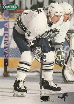 #91 Jim Sandlak - Hartford Whalers - 1994-95 Parkhurst Hockey