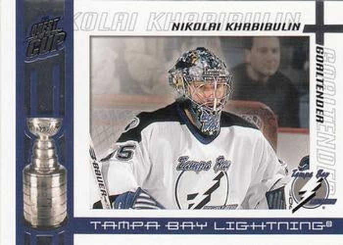 #91 Nikolai Khabibulin - Tampa Bay Lightning - 2003-04 Pacific Quest for the Cup Hockey