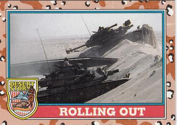 #91 Rolling Out - 1991 Topps Desert Storm