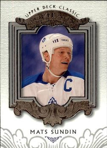 #91 Mats Sundin - Toronto Maple Leafs - 2003-04 Upper Deck Classic Portraits Hockey