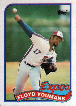 #91 Floyd Youmans - Montreal Expos - 1989 Topps Baseball