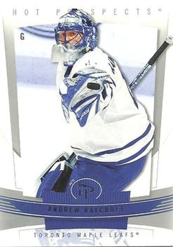 #91 Andrew Raycroft - Toronto Maple Leafs - 2006-07 Fleer Hot Prospects Hockey