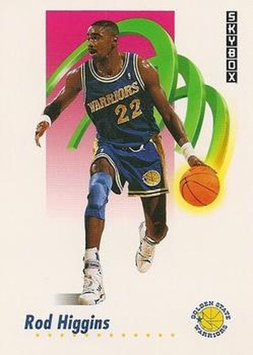 #91 Rod Higgins - Golden State Warriors - 1991-92 SkyBox Basketball