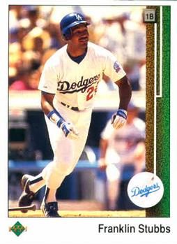 #91 Franklin Stubbs - Los Angeles Dodgers - 1989 Upper Deck Baseball