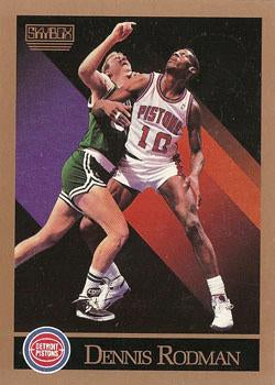 #91 Dennis Rodman - Detroit Pistons - 1990-91 SkyBox Basketball