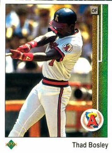 #591 Thad Bosley - California Angels - 1989 Upper Deck Baseball