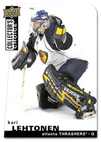 #91 Kari Lehtonen - Atlanta Thrashers - 2008-09 Collector's Choice Hockey
