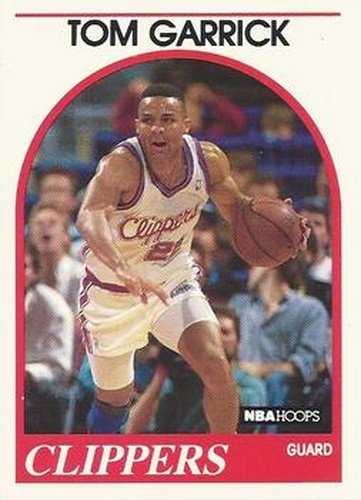 #91 Tom Garrick - Los Angeles Clippers - 1989-90 Hoops Basketball