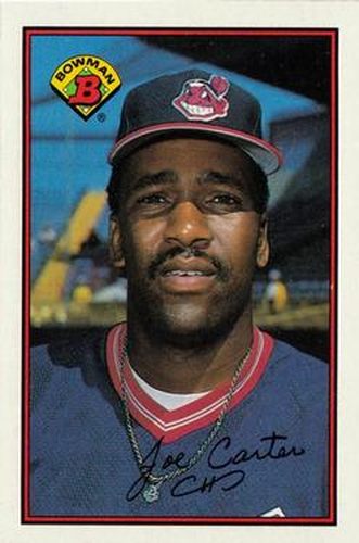 #91 Joe Carter - Cleveland Indians - 1989 Bowman Baseball