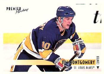 #91 Jim Montgomery - St. Louis Blues - 1994-95 O-Pee-Chee Premier Hockey