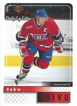 #91 Saku Koivu - Montreal Canadiens - 1999-00 Upper Deck MVP Stanley Cup Edition Hockey