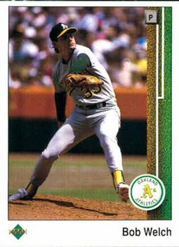 #191 Bob Welch - Oakland Athletics - 1989 Upper Deck Baseball