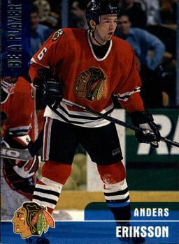 #91 Anders Eriksson - Chicago Blackhawks - 1999-00 Be a Player Memorabilia Hockey