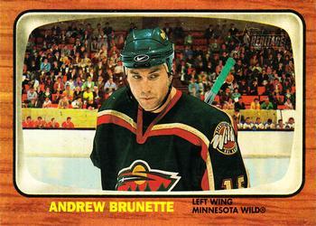 #91 Andrew Brunette - Minnesota Wild - 2002-03 Topps Heritage Hockey