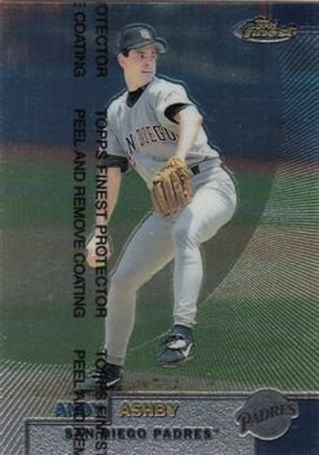 #91 Andy Ashby - San Diego Padres - 1999 Finest Baseball