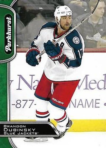 #91 Brandon Dubinsky - Columbus Blue Jackets - 2016-17 Parkhurst Hockey