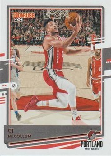 #91 CJ McCollum - Portland Trail Blazers - 2020-21 Donruss Basketball