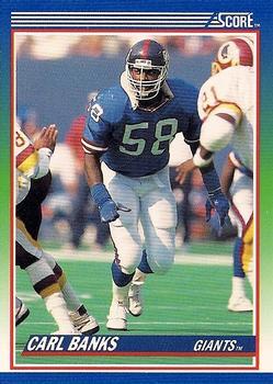#91 Carl Banks - New York Giants - 1990 Score Football