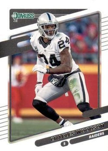 #91 Charles Woodson - Oakland Raiders - 2021 Donruss Football