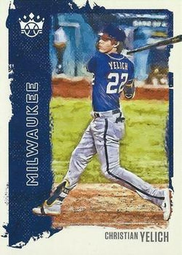 #91 Christian Yelich - Milwaukee Brewers - 2021 Panini Diamond Kings Baseball