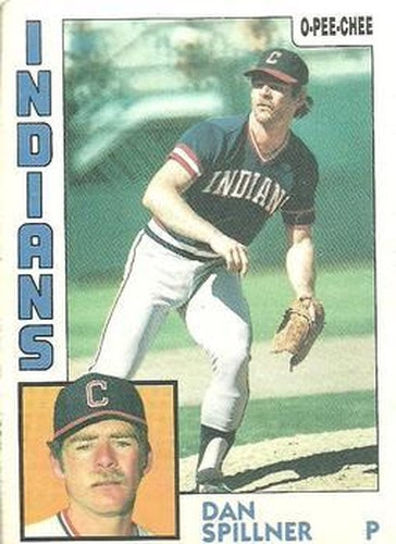 #91 Dan Spillner - Cleveland Indians - 1984 O-Pee-Chee Baseball