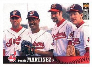 #91 Dennis Martinez - Cleveland Indians - 1997 Collector's Choice Baseball