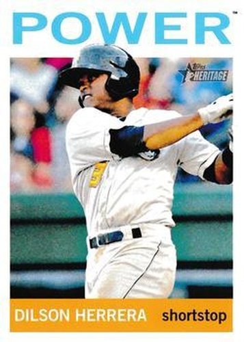#91 Dilson Herrera - West Virginia Power - 2013 Topps Heritage Minor League Baseball