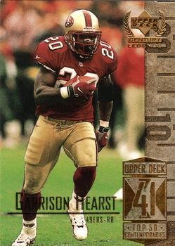 #91 Garrison Hearst - San Francisco 49ers - 1999 Upper Deck Century Legends Football