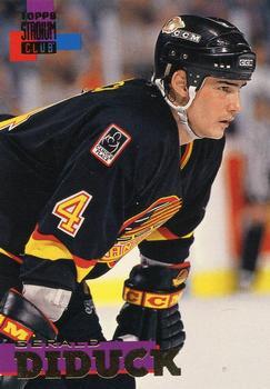#91 Gerald Diduck - Vancouver Canucks - 1994-95 Stadium Club Hockey