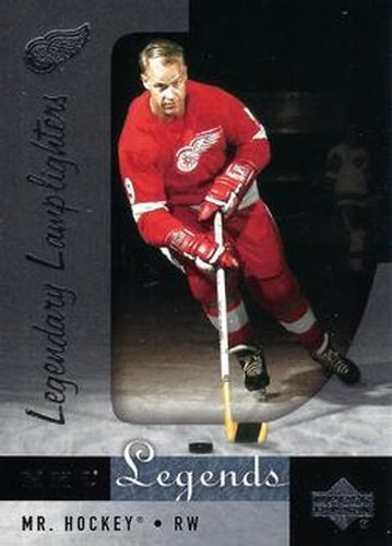 #91 Gordie Howe - Detroit Red Wings - 2001-02 Upper Deck Legends Hockey