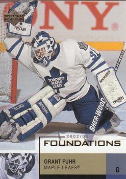 #91 Grant Fuhr - Toronto Maple Leafs - 2002-03 Upper Deck Foundations Hockey
