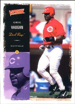 #91 Greg Vaughn - Tampa Bay Devil Rays - 2000 Upper Deck Victory Baseball