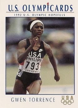 #91 Gwen Torrence - USA - 1992 Impel U.S. Olympic Hopefuls