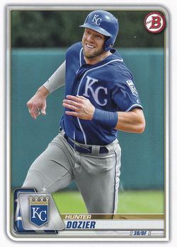 #91 Hunter Dozier - Kansas City Royals - 2020 Bowman Baseball