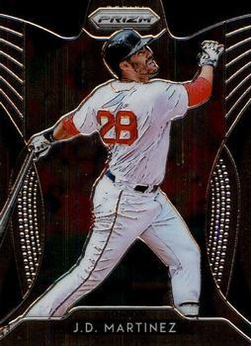 #91 J.D. Martinez - Boston Red Sox - 2019 Panini Prizm Baseball