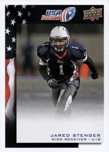 #91 Jared Stenger - USA - 2014 Upper Deck USA Football