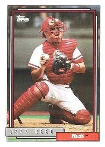 #91 Jeff Reed - Cincinnati Reds - 1992 Topps Baseball