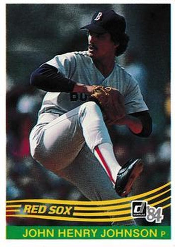 #91 John Henry Johnson - Boston Red Sox - 1984 Donruss Baseball