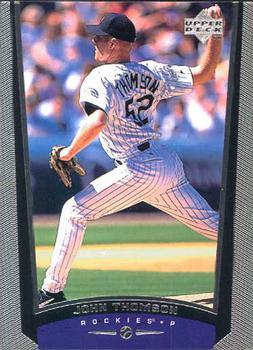#91 John Thomson - Colorado Rockies - 1999 Upper Deck Baseball