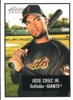 #91 Jose Cruz Jr. - San Francisco Giants - 2003 Bowman Heritage Baseball
