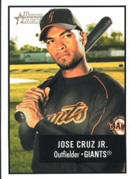 #91 Jose Cruz Jr. - San Francisco Giants - 2003 Bowman Heritage Baseball