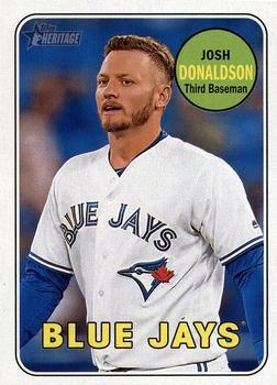 #91 Josh Donaldson - Toronto Blue Jays - 2018 Topps Heritage Baseball